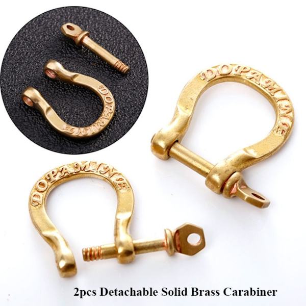 2 stk karabinkrok D buestifter 2,8X2,3CM1 1 2.8x2.3cm1