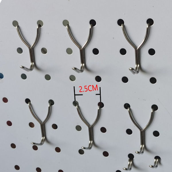 20 stk. Pegboard Kroge Display Kroge Opbevaringsstativer 20PCS
