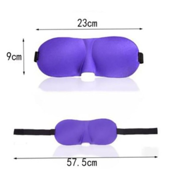 3 stk Sleep Mask Øjenmaske BLÅ blue