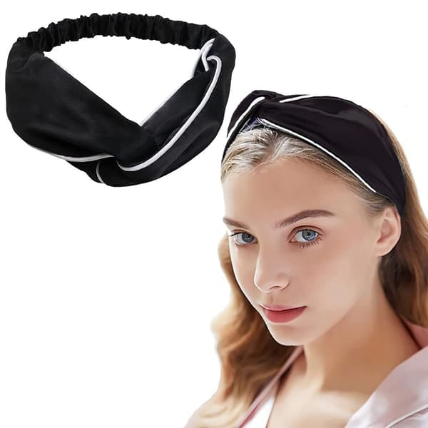 Twist hårband för makeup RÖTT Red
