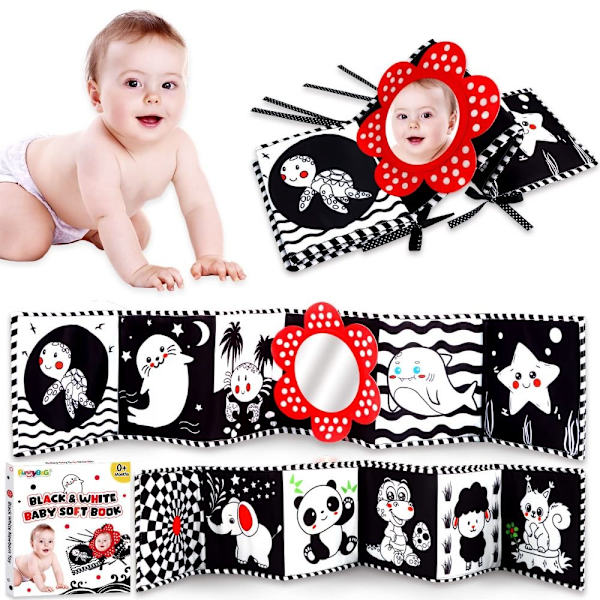 Sansetøjsbog Højkontrastlegetøj LADYBUG MARIEBUG ladybug