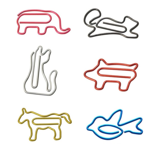50 STK Papirclips Indbindingsklips FLAMINGO FLAMINGO flamingo