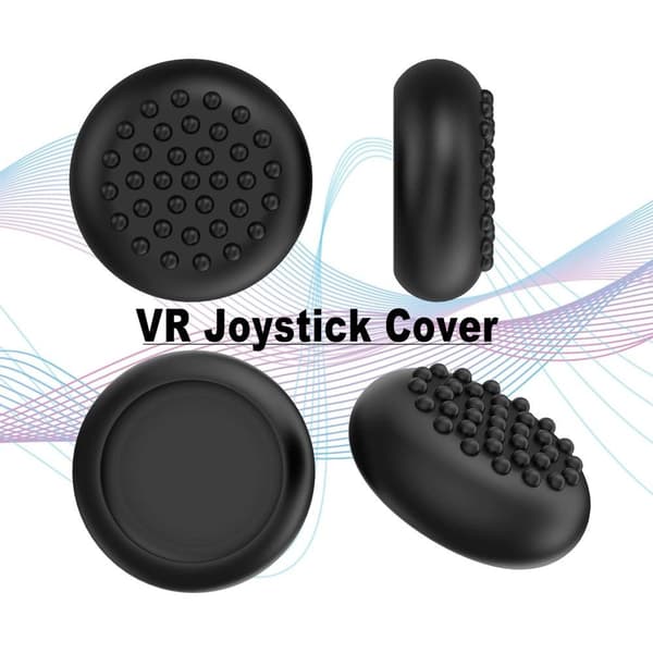 10 stk VR Joystick Cover VR Thumb Caps SORT black