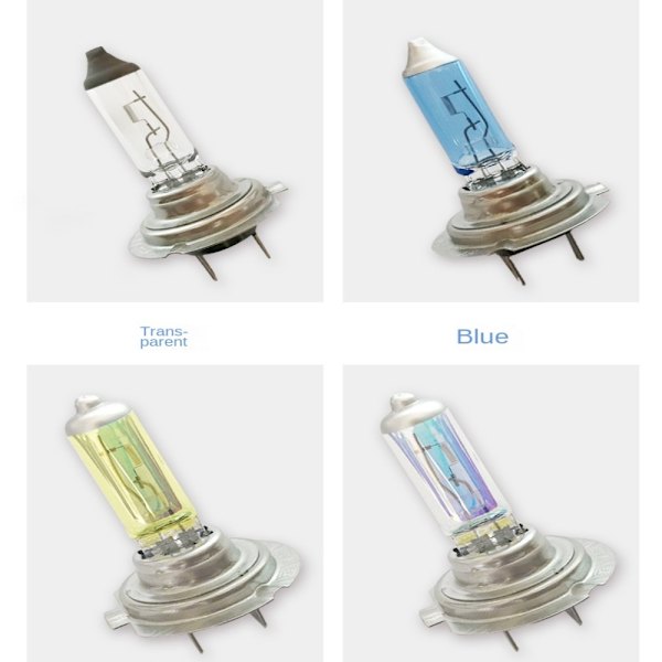2 STK Super Bright Platinum Halogen Pære TRANSPARENTE 2 STK 2 STK Transparente 2Pcs-2Pcs