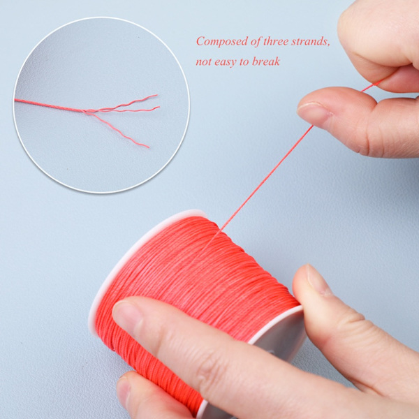 Armband String Beading Tråd Vaxad Nylon Sträng För Armband
