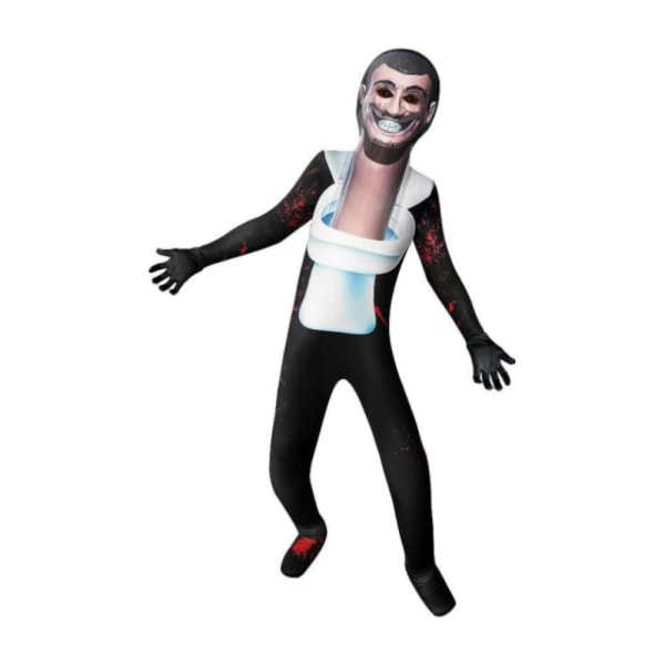 Toilet Drenge Kostume Halloween Cosplay Bodysuits 120TOILET MAN 120Toilet man