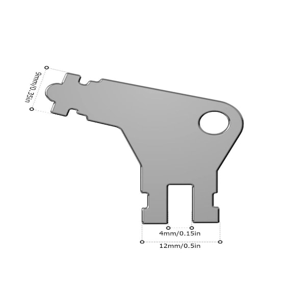 20st Pappershandduk Dispenser Key Universal Dispenser Key Toalett