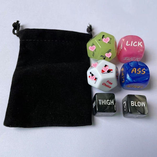 Sexy terningsett Spill Terning 6 STK 6 STK 6PCS