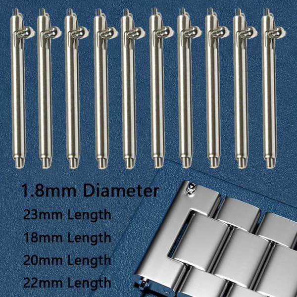 10st Watch Single Switch fjäderstänger 23MM1.8MM DIAMETER 23mm1.8mm Diameter