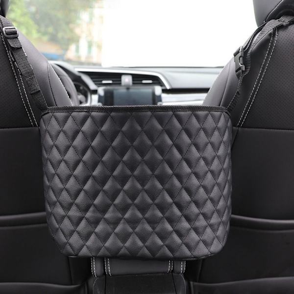 Bil Handväska Hållare Säte Mellanlåda MED EXTERIÖR FICKA MED With Exterior Pocket