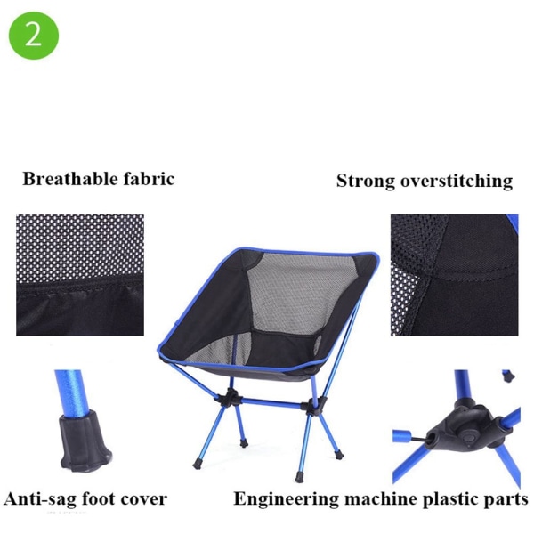 Campingstol Forlæng campingsæde 2 2 2