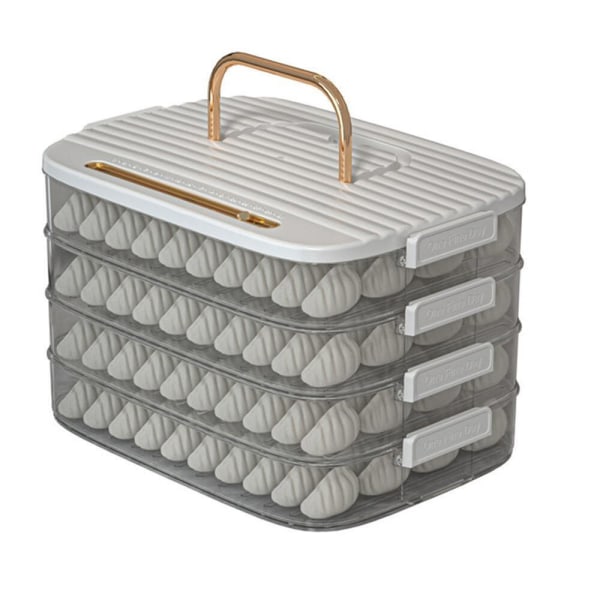 Dumpling Box Mat Förseglingsbox VIT ETT LAGER ETT LAGER White One Layer-One Layer
