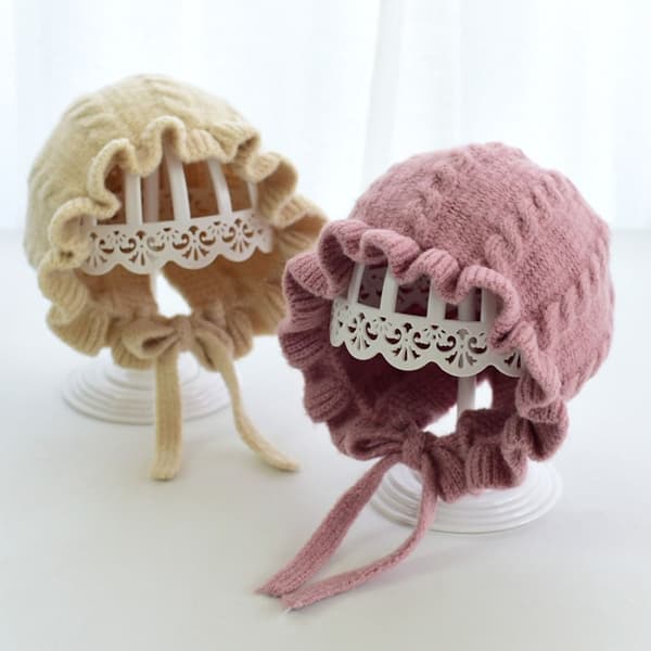 Spædbarnshat Uldhat BLÅ blue