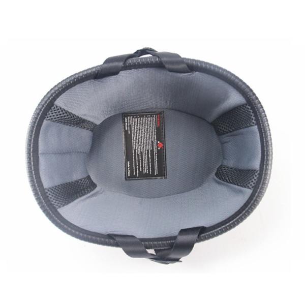 Beanie-hjelm Halvhjelmhætte SORT L 59-60CM L 59-60CM Black L 59-60CM-L 59-60CM