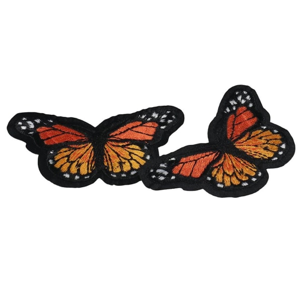 perhonen applikaatiot Butterfly Patches kirjailtu perhonen