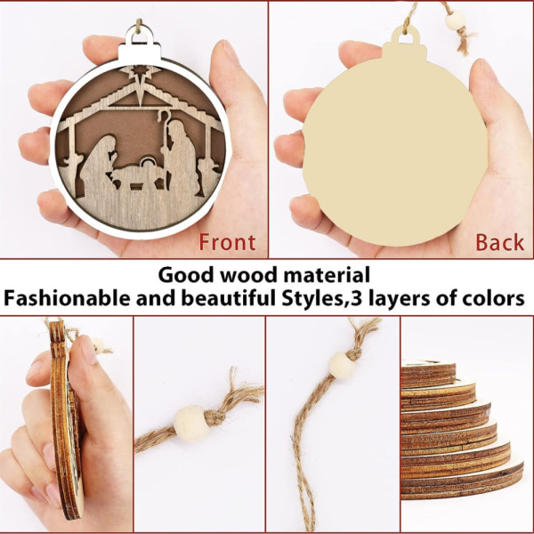 Christmas Pendant Jesus Carved Pendant E E E