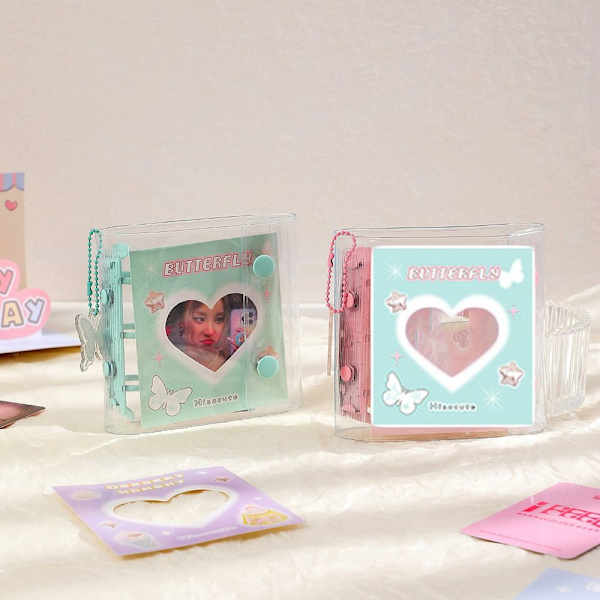 Pocket Notebook Ringperm Notisblokk ROSA pink