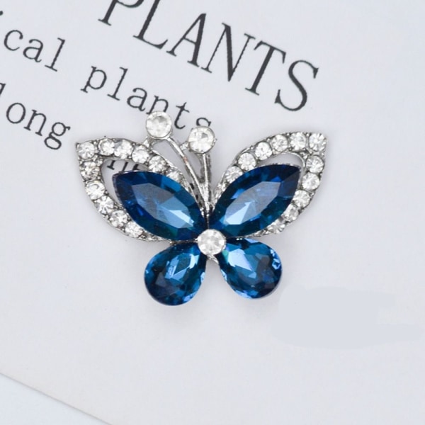 10 stk Butterfly Smykker Tilbehør Kostume Dekoration BLÅ blue