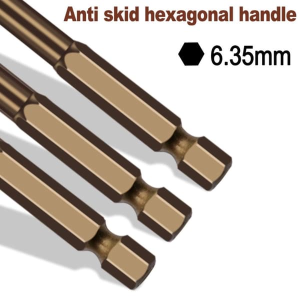 Borrsats Set Cross Hex Tile 4PCS/3-6MM 4PCS/3-6MM 4PCS/3-6mm