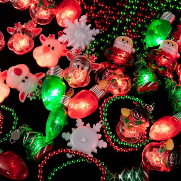 Jul LED Flash Øreringe Glødende Øreringe KONFECT Confectionery