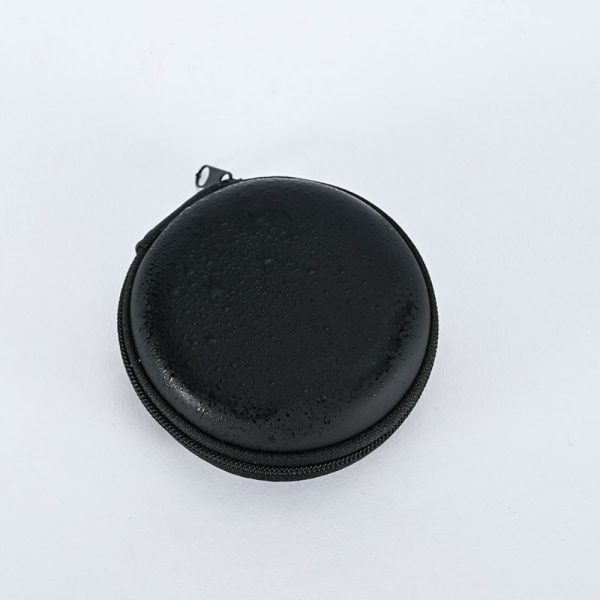 4 stk øretelefon Srorage Bag Disketui Black 1-1