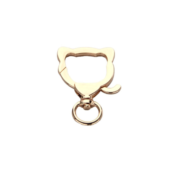 4 stk Spring Ring Spænder Karabinhagepunge Håndtasker SORT Black