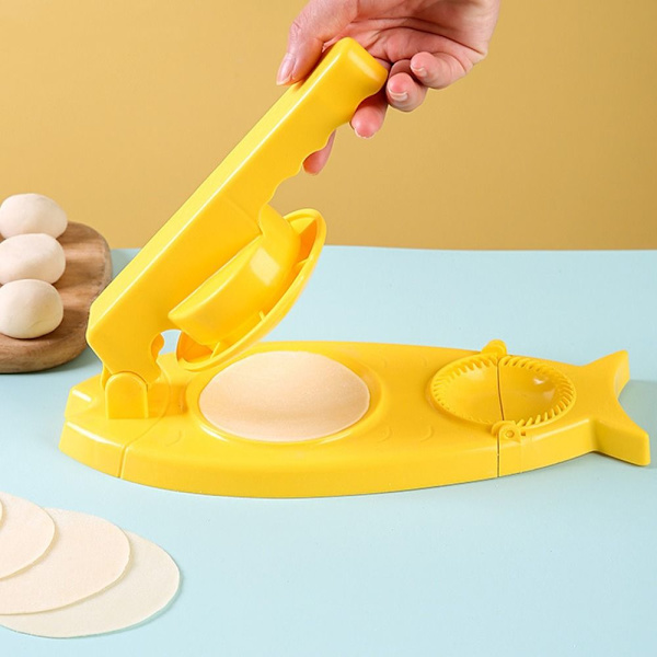 Dumpling Skin Press Dumpling Maker GUL Yellow