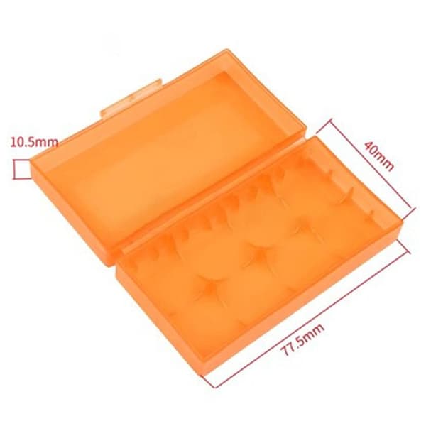 2 Case Batterihållare Förvaring 2PCS 2PCS 2pcs