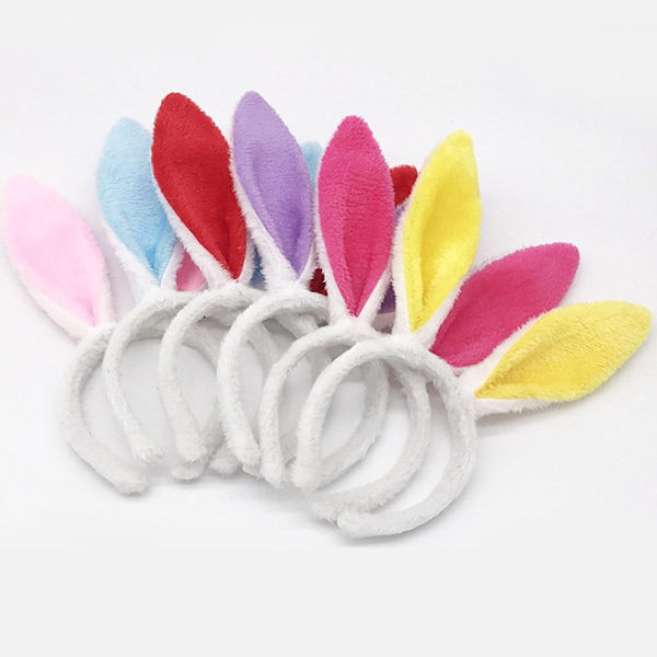 4 stk Bunny Ears Pannebånd Hode smykker GRÅ Gray