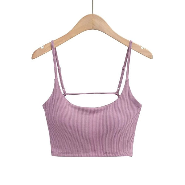 Strap Slim Beach Top Dam Camisole LILA S Purple S