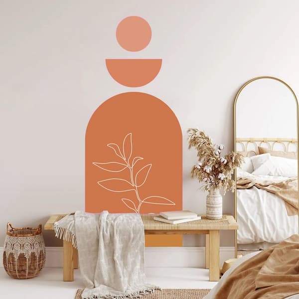 Vægoverføringsbillede Arch Boho-mærkat