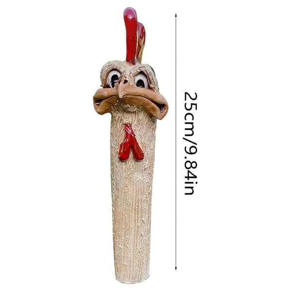 Skjult kylling Langhals KYLLINGHODE KYLLINGHODE chicken head