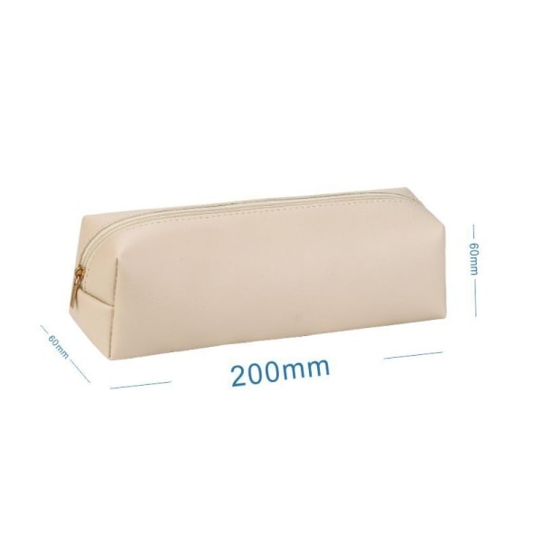 2 Stk Blyantpose Papirholder Etui BEIGE Beige