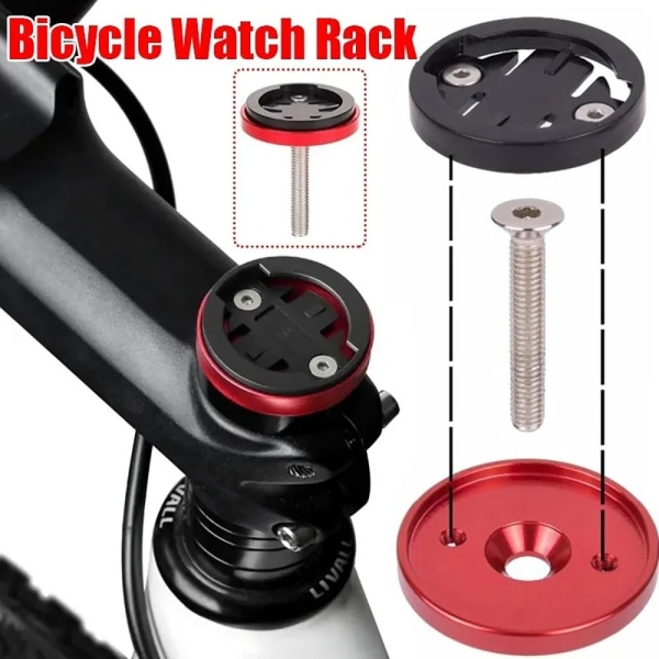 1Sæt Cykelcomputerholder Speedometermontering SORT SORT black