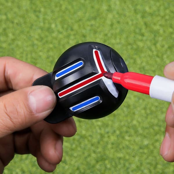 Golfbold Markør Golf Træningshjælp Linje Scriber