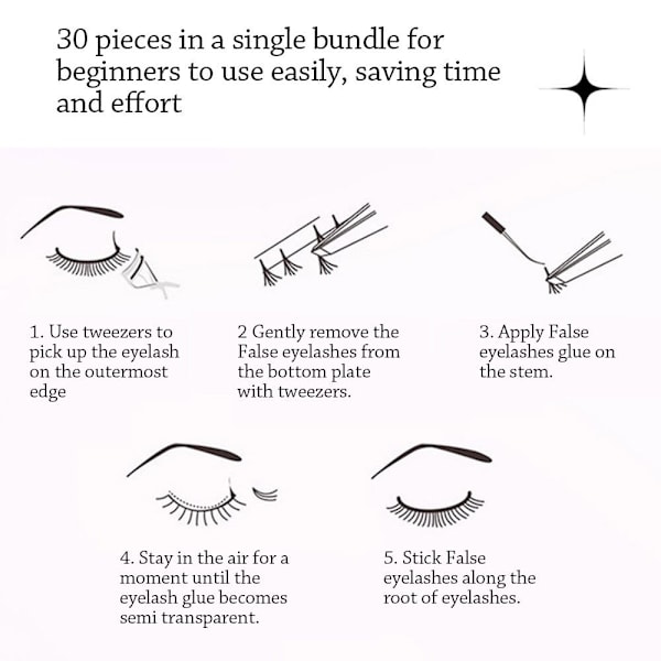 Färgade fransar Fluffy Mink Lashes Fransar med färg