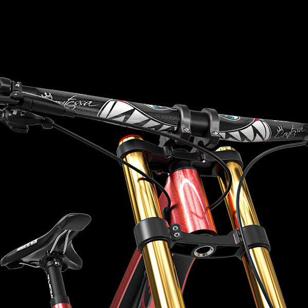 Skyddsdekal för cykelstyre Cykelvevdekaler handlebar 3