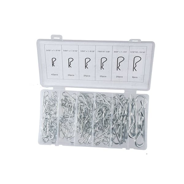 150 Stk Splint R Shape Clips Hårnåle Silver