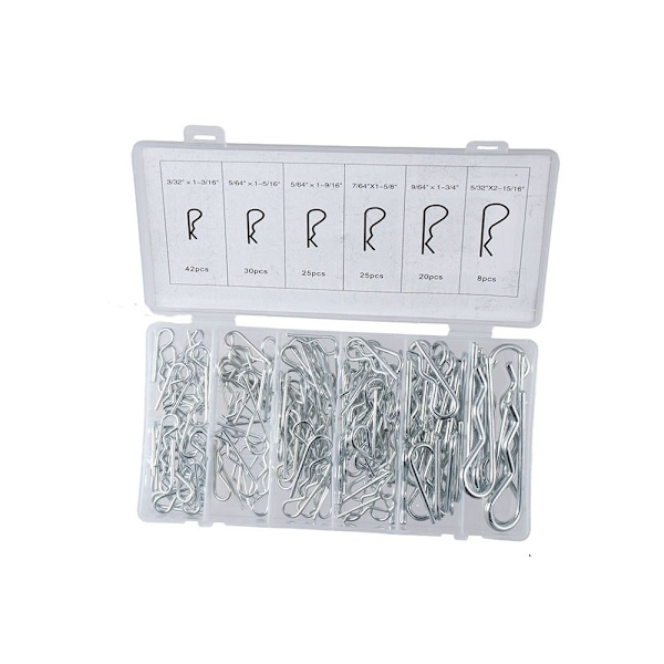 150 stk Splint R Shape Clips Hårnåler Silver