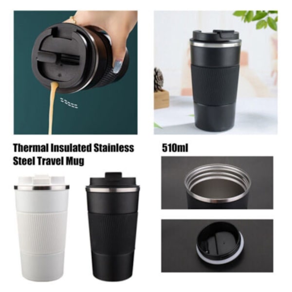 Kaffemugg Vakuumkolv SVART 510ML 510ML Black 510ML-510ML