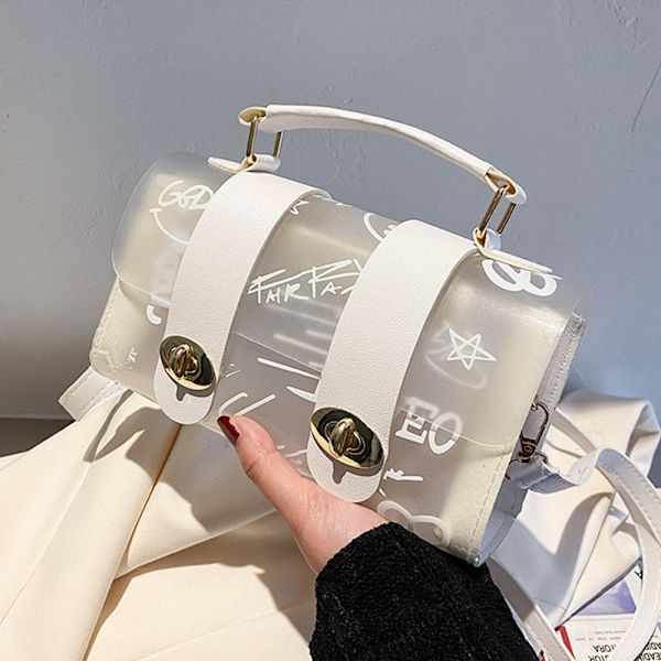 Axelväska Messenger Bag VIT white