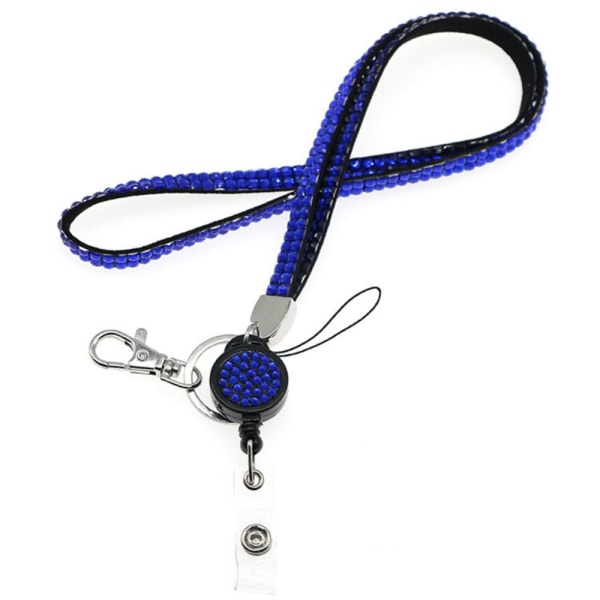 Bling Crystal Lanyard ID-korthållare GRÖN Green