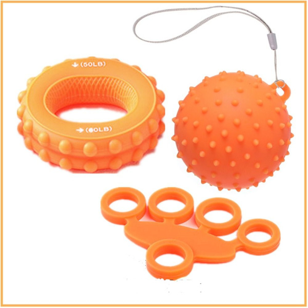 Grip Ring Trainer Finger Tension Set ORANGE orange