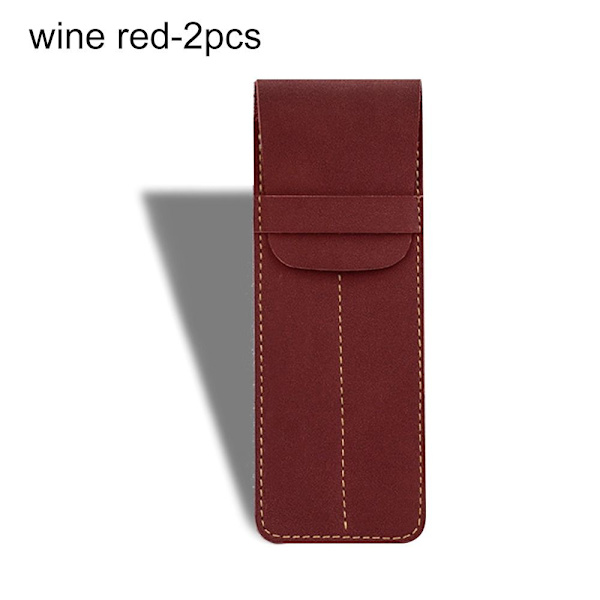 2st Pennpåse Pappersväska VINRÖD 2ST 2ST wine red 2pcs-2pcs