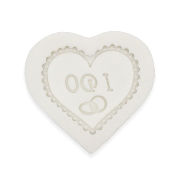 2kpl Heart Fondant Molds Häät Suklaamuotit Molds