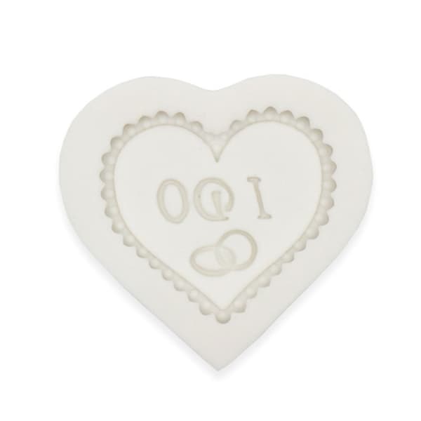 2stk Hjertefondantformer Bryllupsjokoladeformer Bryllupsgodteri