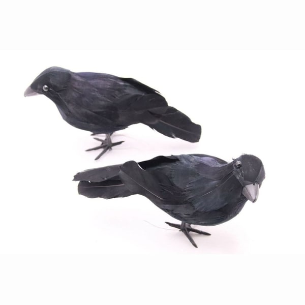 Keinotekoiset Crows Feathered Raven LEFT LOOK LEFT LOOK Left Look