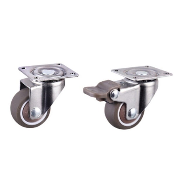 4kpl Huonekalupyörät Pyörät Pyörät Kääntyvä pyörä 1inch4 pcs