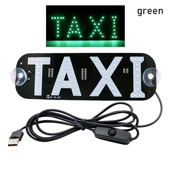 LED Taxiljus Bilsignallampa GRÖN GRÖN green