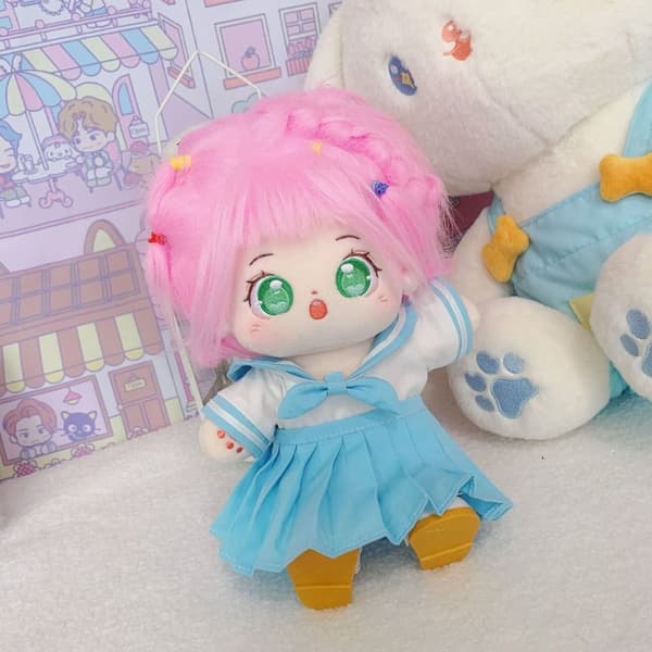 Minikläder Doll Kjol Kostym BLÅ Blue